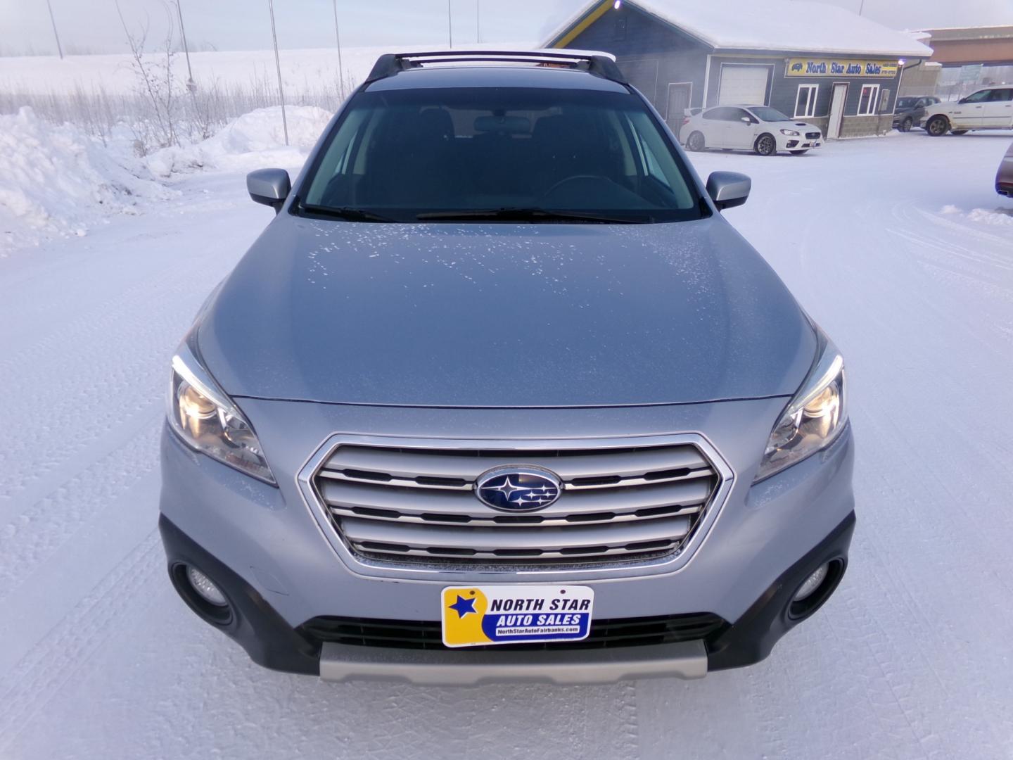 2015 Silver Subaru Outback 2.5i Premium (4S4BSACC9F3) with an 2.5L H4 DOHC 16V engine, 6-Speed Automatic transmission, located at 2630 Philips Field Rd., Fairbanks, AK, 99709, (907) 458-0593, 64.848068, -147.780609 - Photo#1